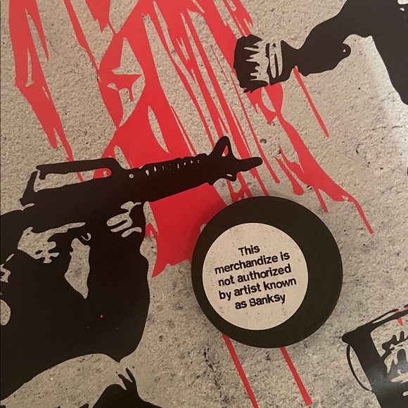 Banksy Genius Or Vandal An Unauthorized Exhibition Poster Liberty - LA Exhibit - Picture 6 of 7